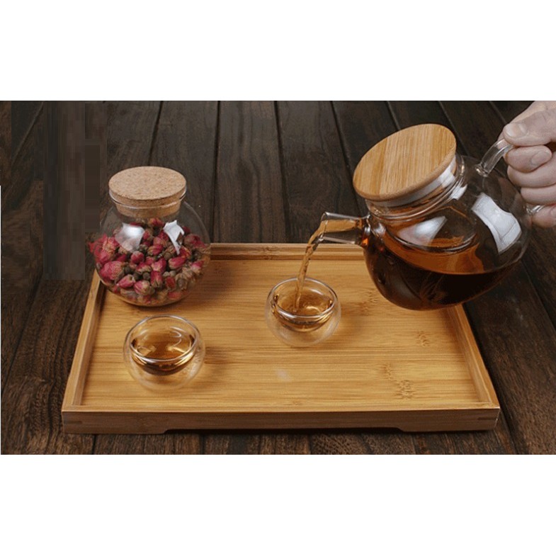 Ấm pha trà truy tinh có lõi lọc trà A004